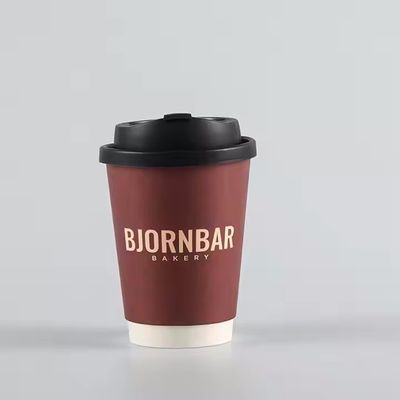 Plastik Bebas Custom Double Wall Cups Kopi sekali pakai 610ml 20oz