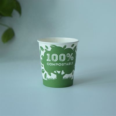 3oz 75ml Single Wall Paper Cup Single PE Paper Cup Logo yang disesuaikan