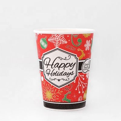 PE Dilapisi Single Wall Disposable Cups 0.3L 8oz Single Wall Paper Cups Insulasi panas