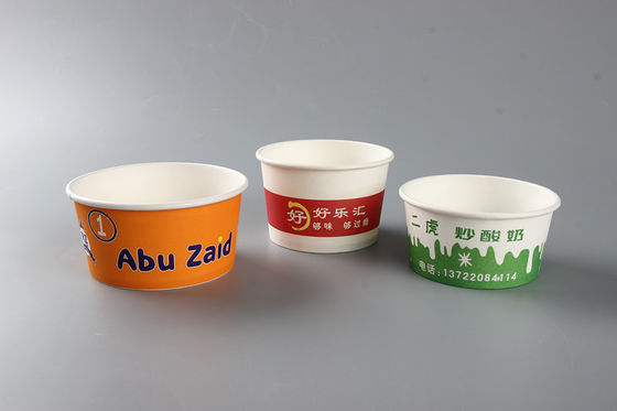 860ml Eco Disposable Paper Bowl Salad Holiday Disposable Bowls Single PE Lining