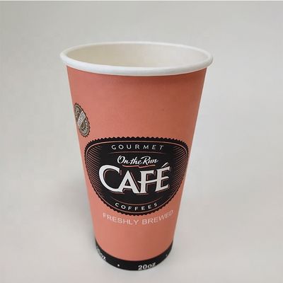 Eco-friendly Friendly 270ml Single Paper Cup 9.5oz Coating bebas plastik