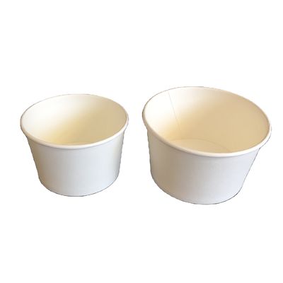 350ml Paper Bowl Custom Print Holiday Disposable Bowls Biodegradable Untuk Susu Teh Cream