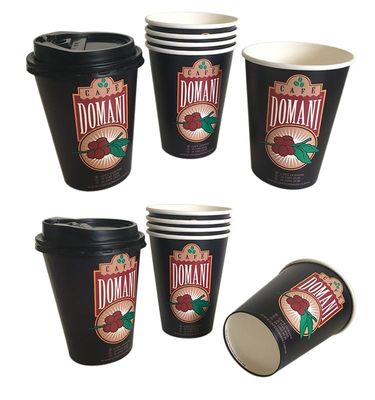 32oz 970ml Single Wall Paper Cup Disposable Logo Branded Disposable Coffee Cups