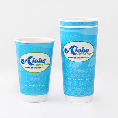 Customization Double Wall Paper Cup 360ml 10oz Piala Kertas Bermerek