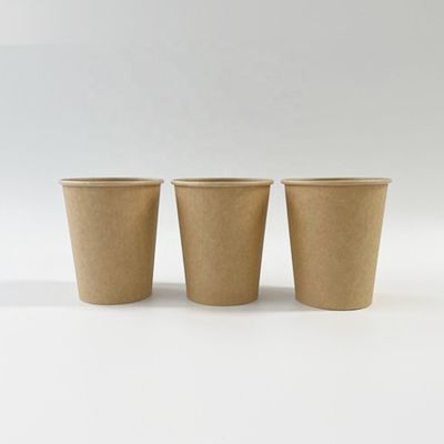 4oz 125ml Single Wall Paper Cups Customisable Pattern Biodegradable Takeaway Coffee Cups