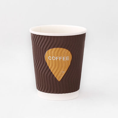 Eco Friendly Ripple Wall Paper Cup 300ml 8oz Ripple Cups Logo Pelanggan