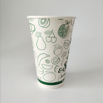 Pla Biodegradable Pla Pla Single Eco-Friendly Cup 20oz 600ml dapat disesuaikan