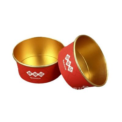 Kalian bisa menggunakan aluminium foil Bowl Custom Print PE PLA Gold Kalian bisa menggunakan mangkuk besar