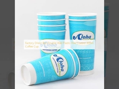 Pabrik Langsung 8oz Double Wall Plastik-bebas dilapisi 300ml cangkir kopi